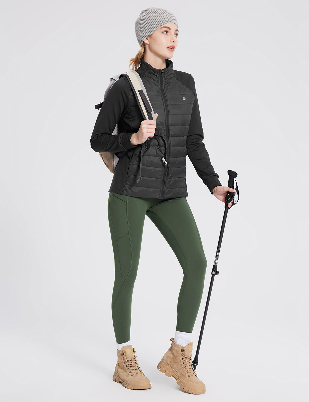 Hiking Multi-Pocket Fleece Leggings