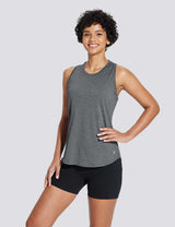 Baleaf Women's Quick-Dry Neck-Length Tank Top Castlerock Main