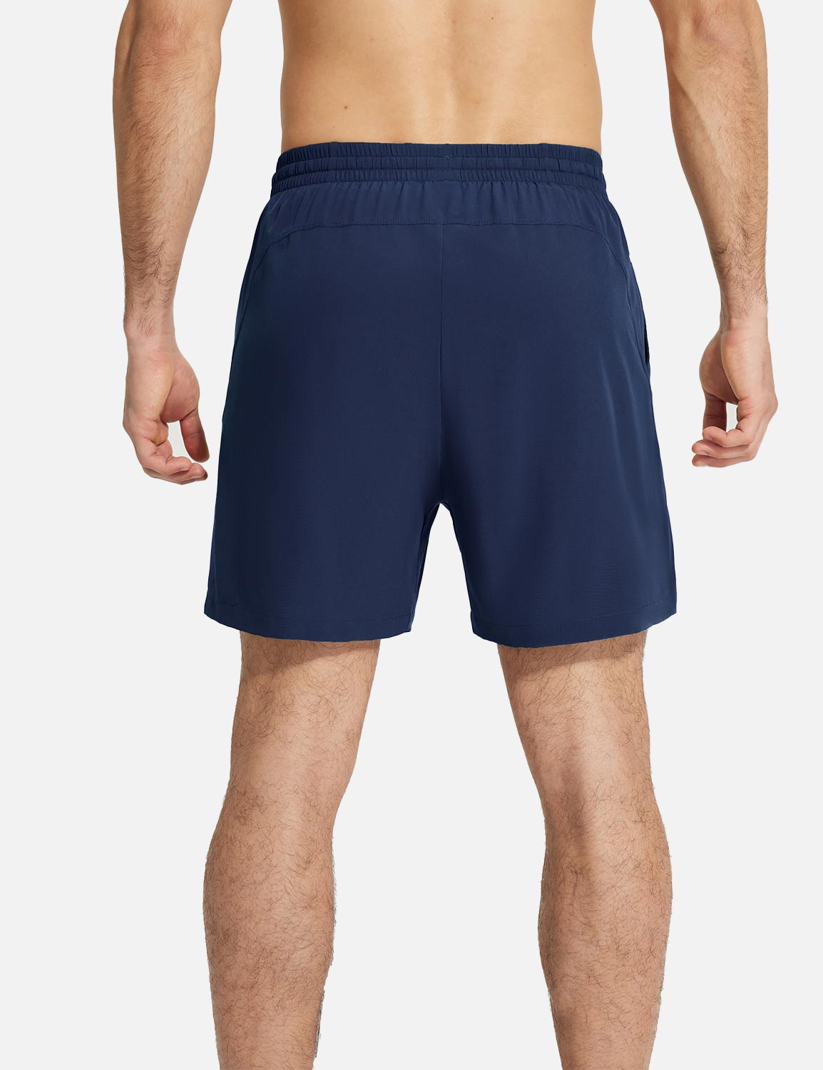 Baleaf Men's Lightweight Quick-dry Shorts Dark Sapphire Back