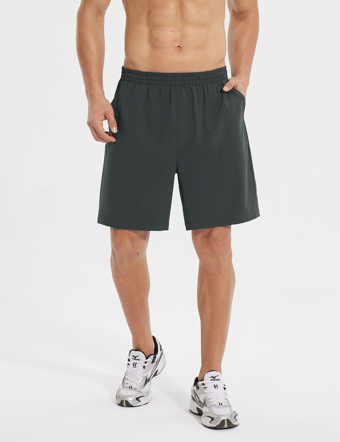 Baleaf Men's UPF 50+ Quick-Dry Sun Protection Shorts Ebony Main