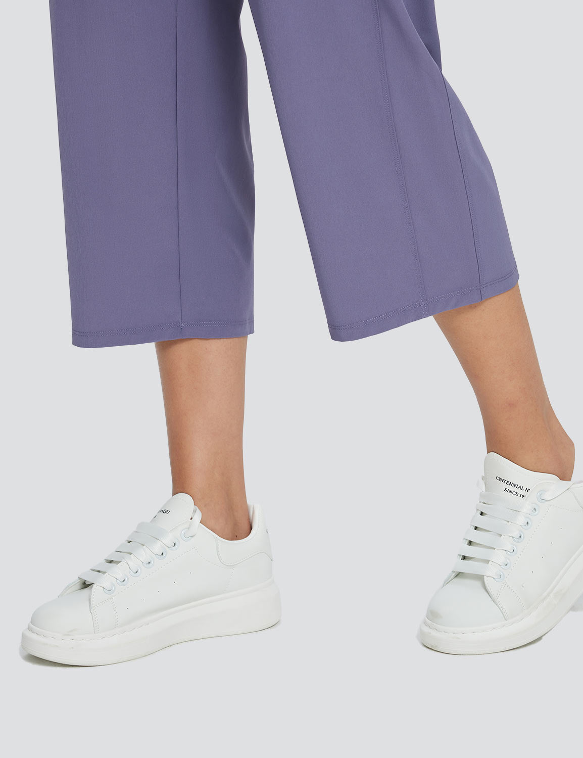 Baleaf Women's High Rise Straight Leg Sweatpants Montana Grape Details