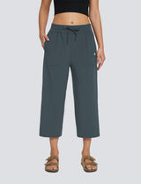 Baleaf Women's High Rise Straight Leg Sweatpants Ebony Main