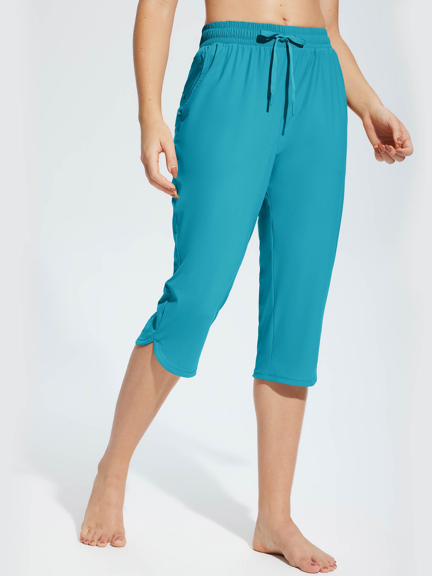 Women's 18' UPF 50+ Quick-Dry Swim Capris