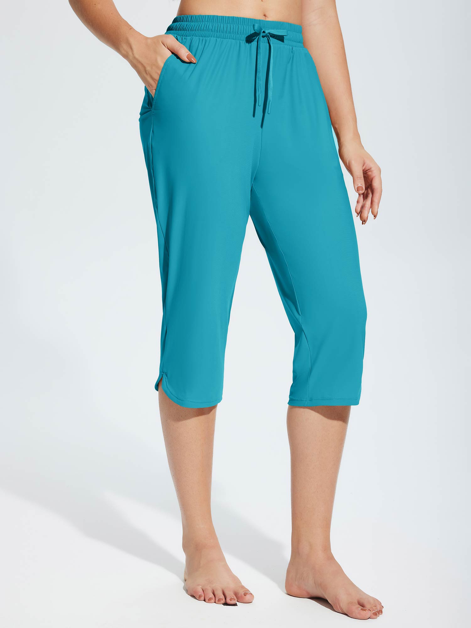 Women's 18' UPF 50+ Quick-Dry Swim Capris