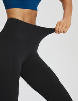 Baleaf Women's High-Rise Quick-Dry Leggings Anthracite Details