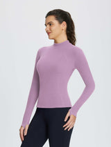 Laureate Half-High Neck Hip-Length Top