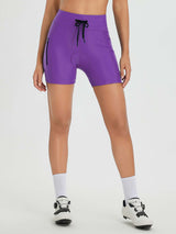 Women's 5' Drawstring Padded Cycling Shorts
