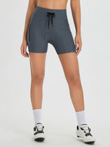 Women's 5' Drawstring Padded Cycling Shorts