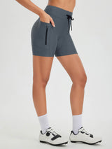 Women's 5' Drawstring Padded Cycling Shorts