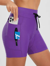 Women's 5' Drawstring Padded Cycling Shorts