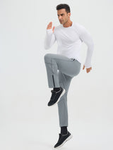 Cycling Elastic Non-Fleece Pants