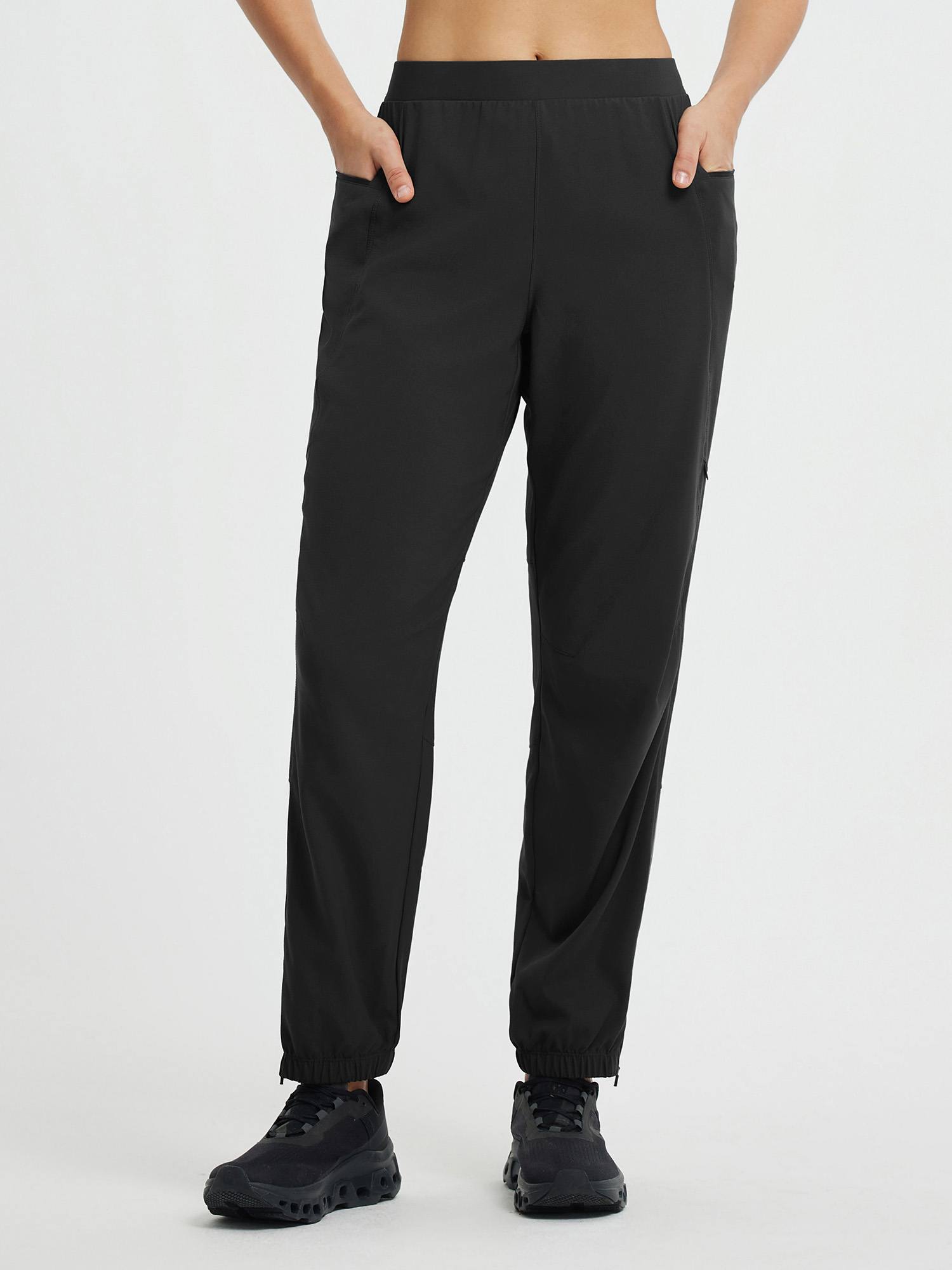 Cycling Elastic Non-Fleece Pants