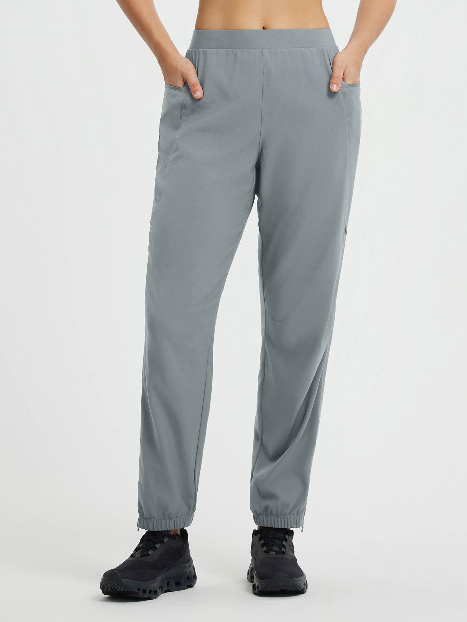 Cycling Elastic Non-Fleece Pants