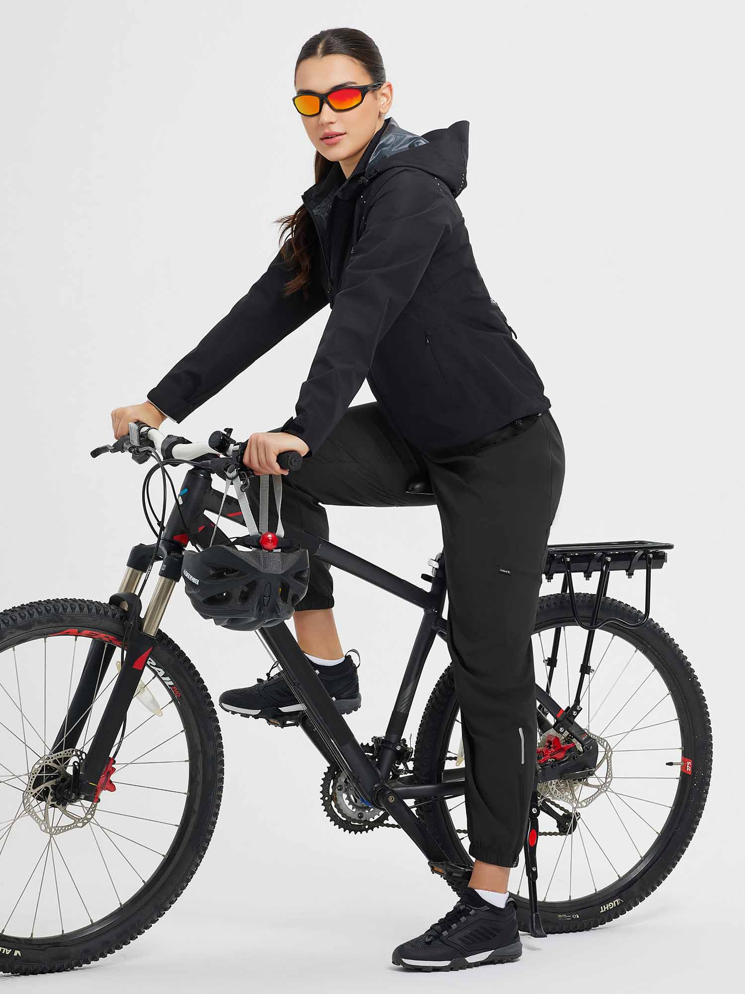 Cycling Elastic Non-Fleece Pants
