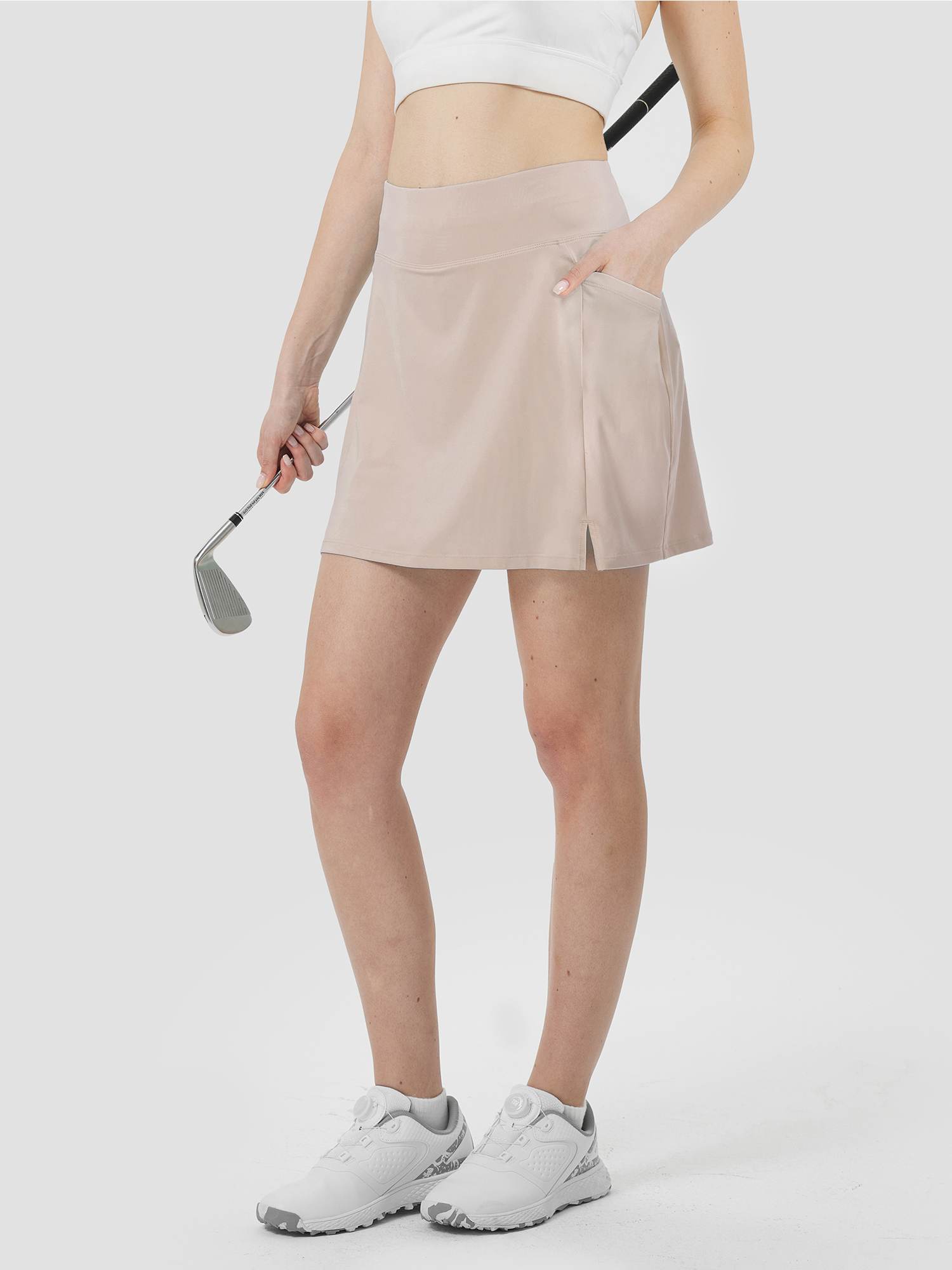 Golf Basics High-Waisted A-line Skort