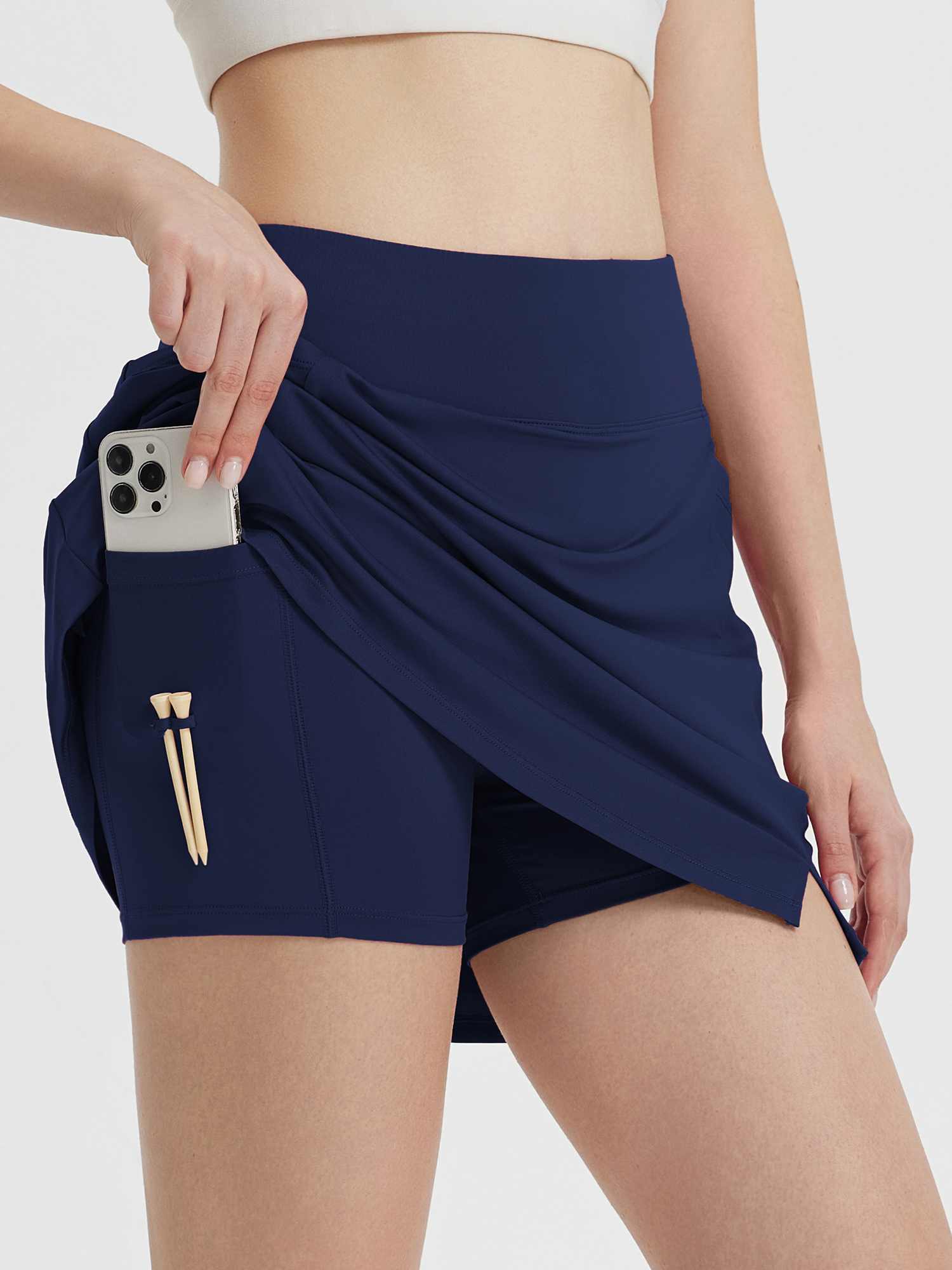 Golf Basics High-Waisted A-line Skort