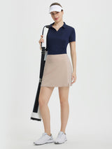 Golf Basics High-Waisted A-line Skort
