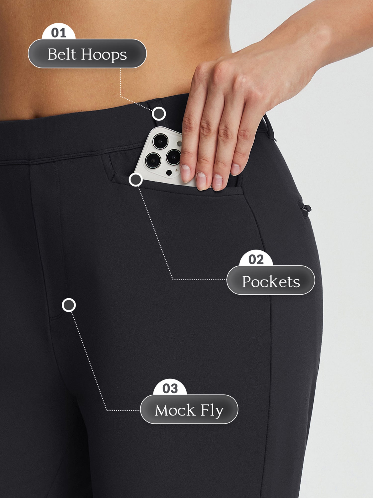 27' Golf Fleece Straight-Leg Pants