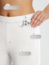 27' Golf Fleece Straight-Leg Pants