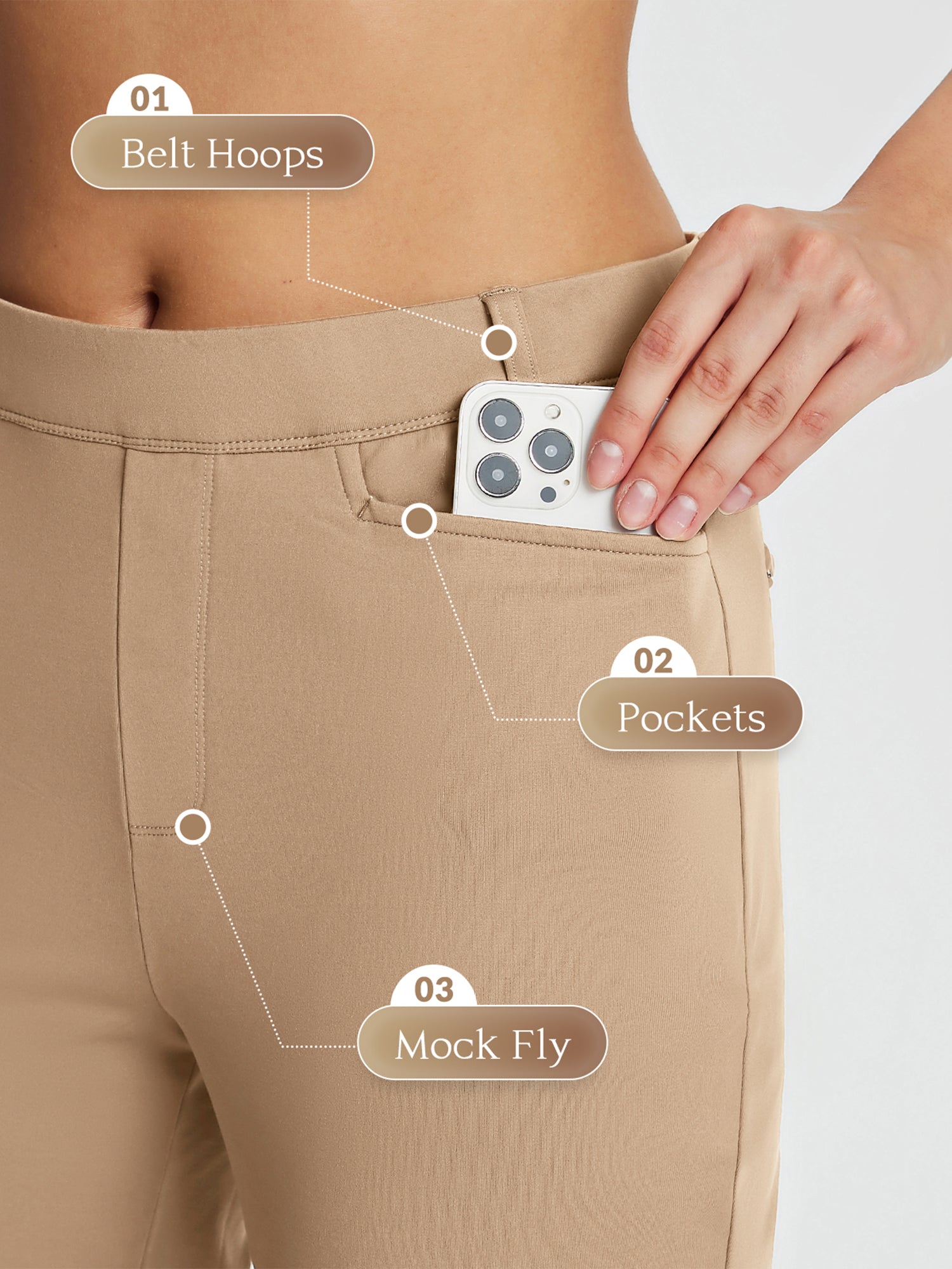 27' Golf Fleece Straight-Leg Pants