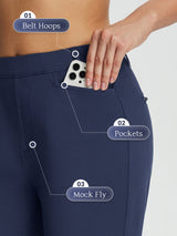 27' Golf Fleece Straight-Leg Pants