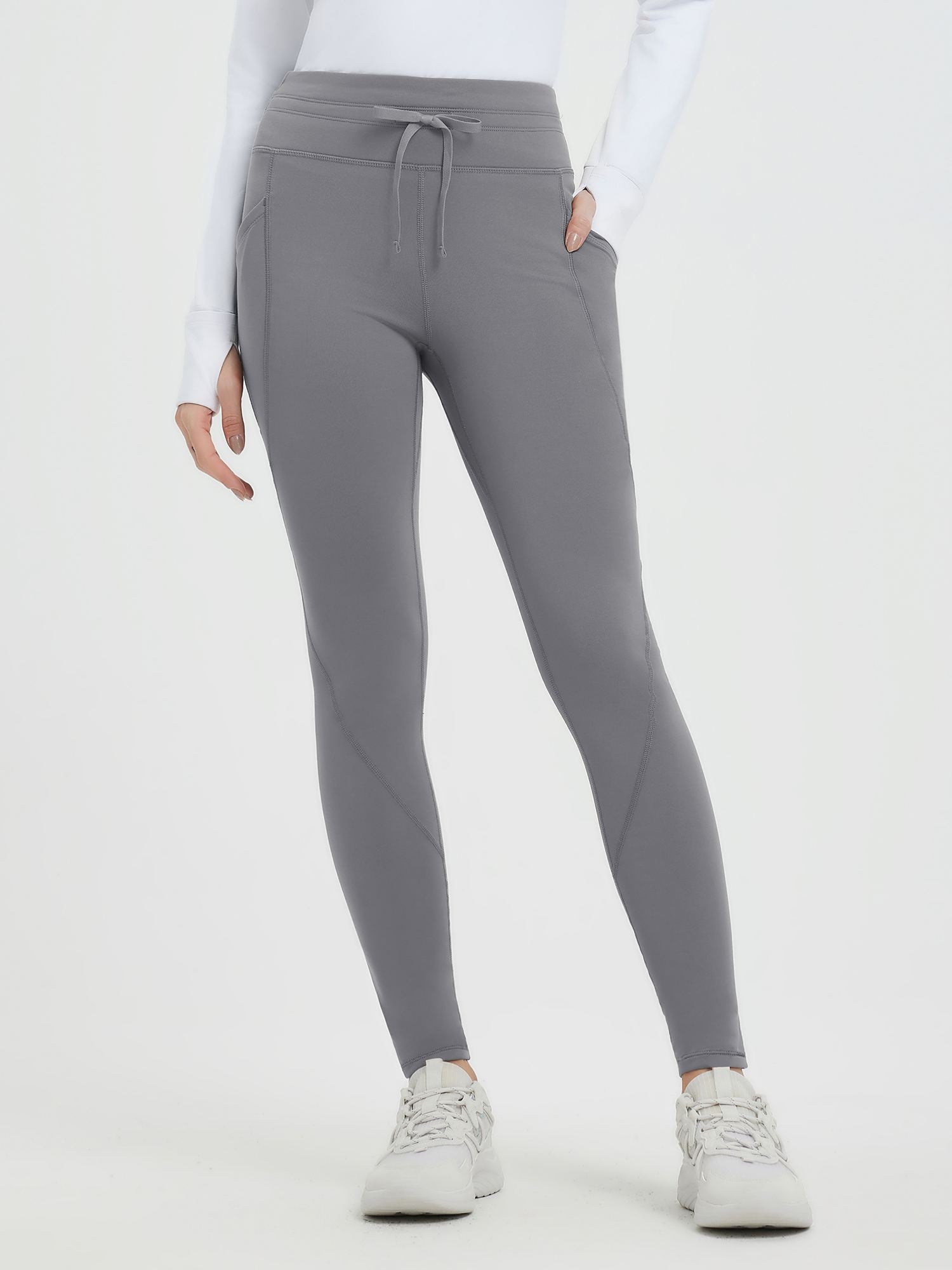 Fleece-Lined Ski Base Layer Pants