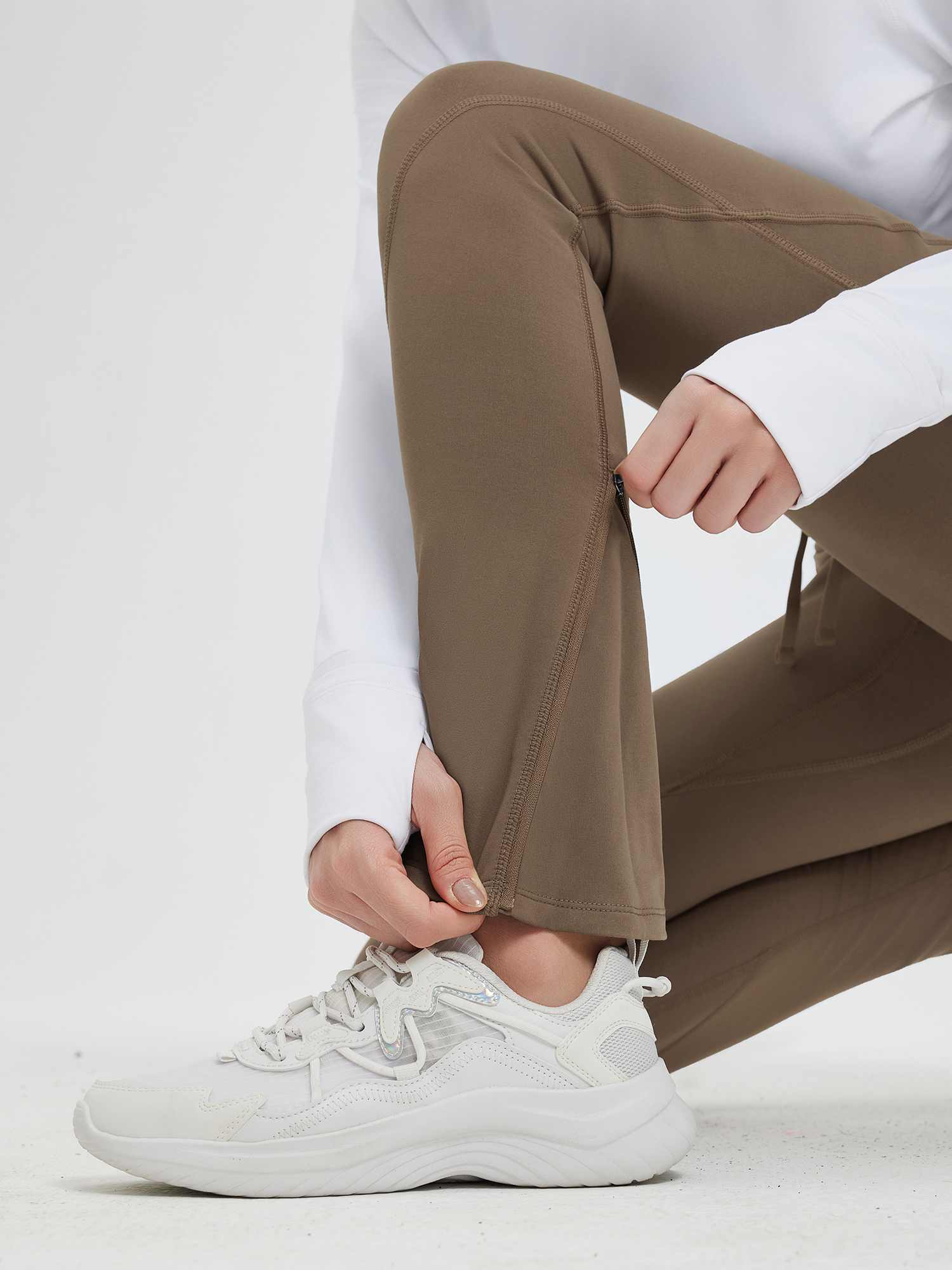 Fleece-Lined Ski Base Layer Pants