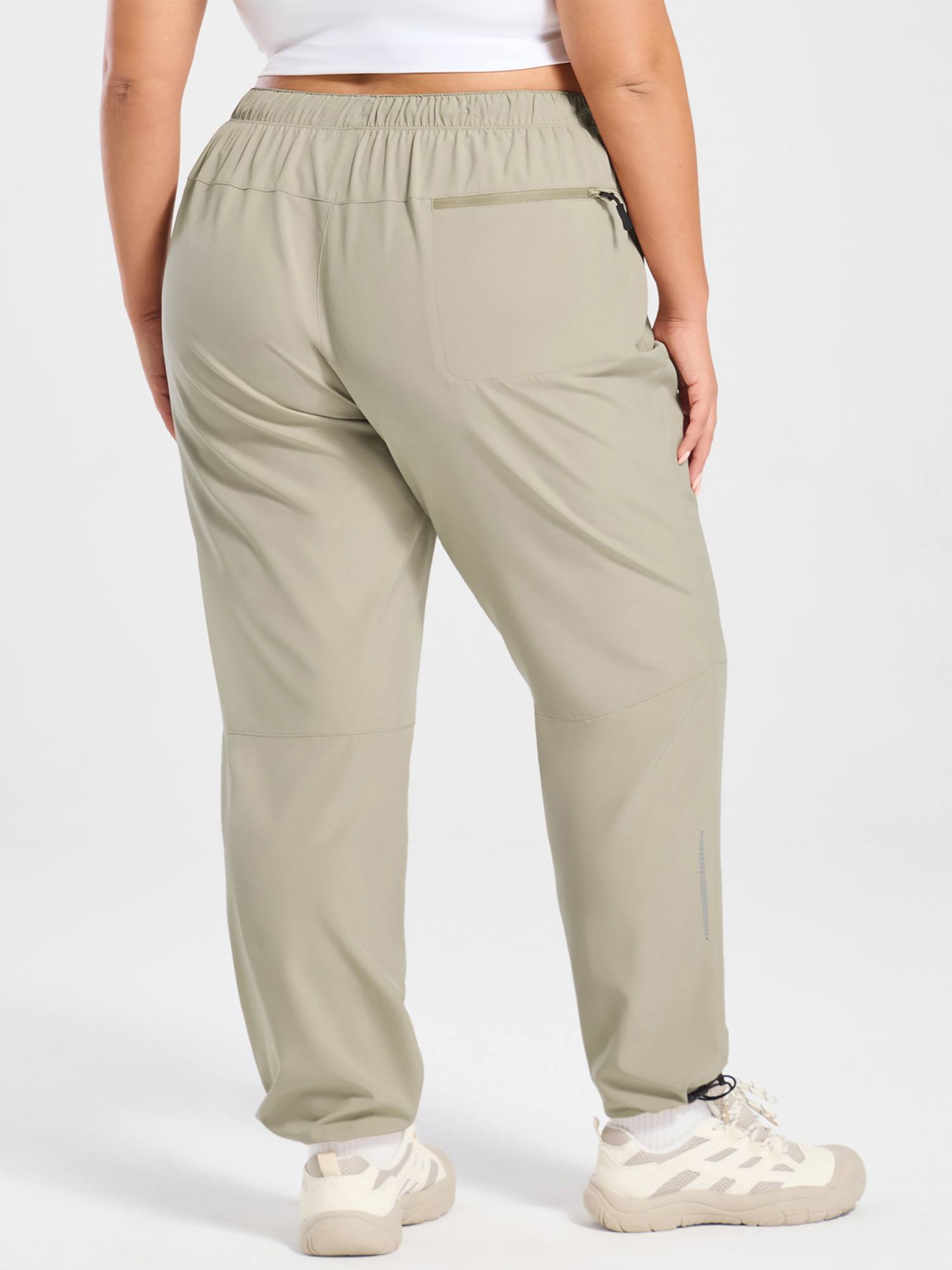 Woven Straight Leg Walking Pants
