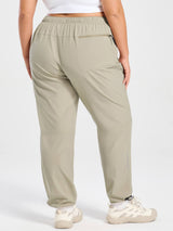 Woven Straight Leg Walking Pants