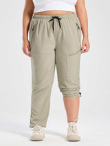Woven Straight Leg Walking Pants