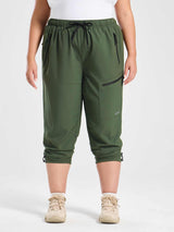 Woven Straight Leg Walking Pants
