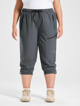 Woven Straight Leg Walking Pants