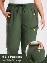 Woven Straight Leg Walking Pants