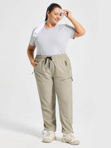 Woven Straight Leg Walking Pants