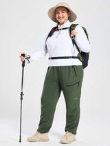 Woven Straight Leg Walking Pants