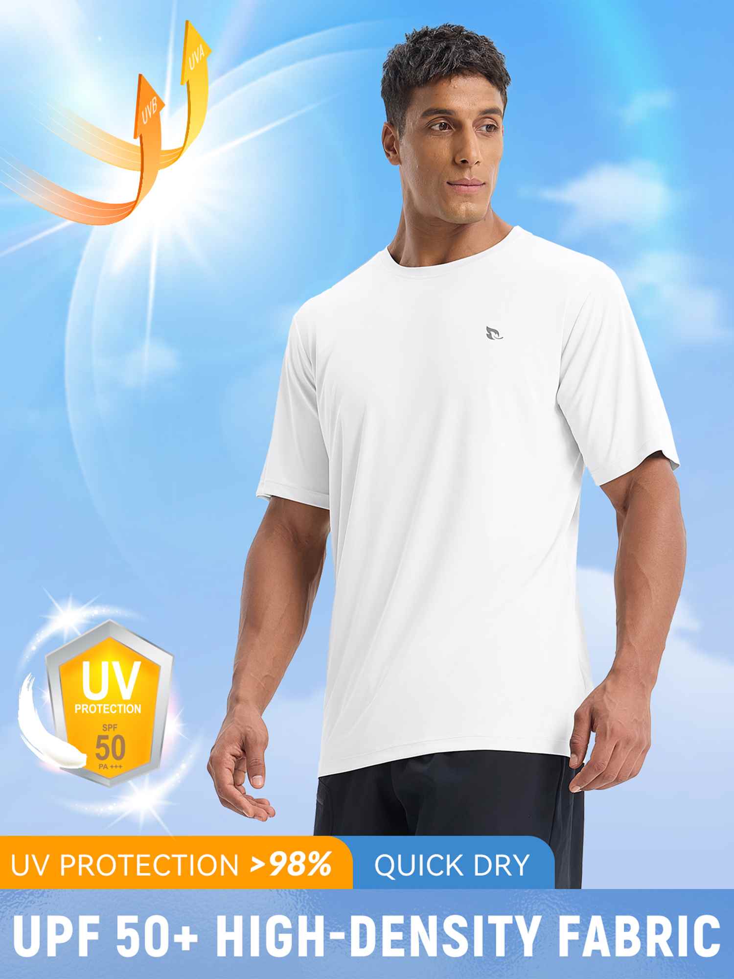 Men's Outdoor Short Sleeve Crew Neck T-Shirt