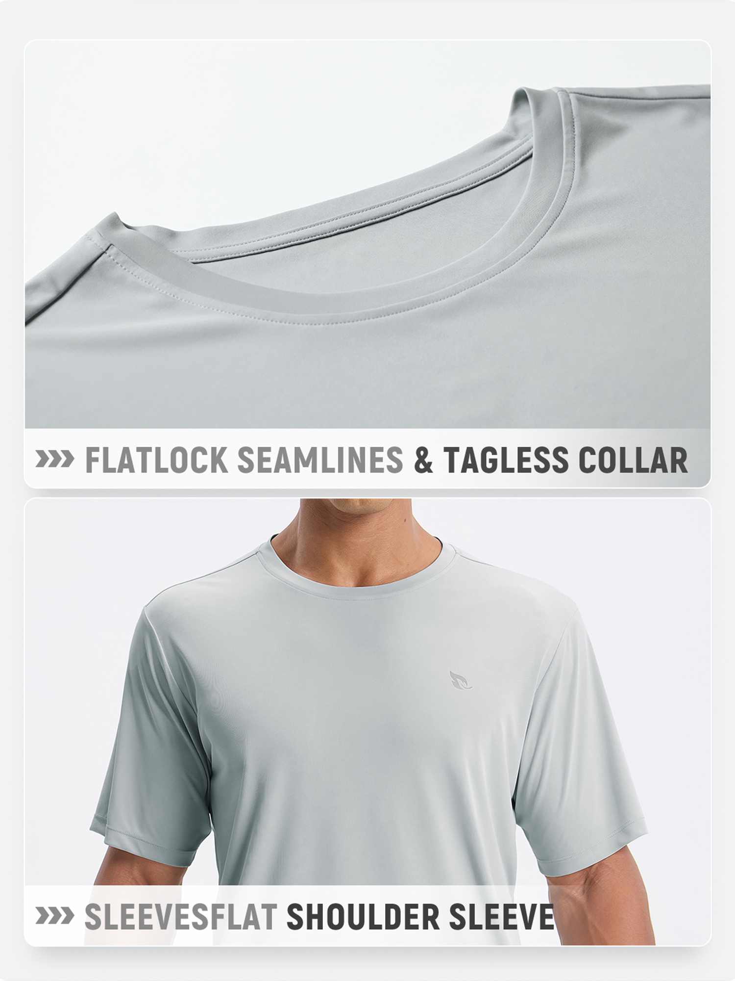 Men's Outdoor Short Sleeve Crew Neck T-Shirt