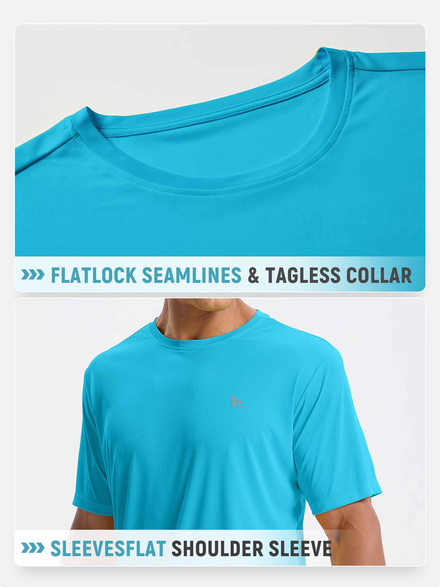 Men's Outdoor Short Sleeve Crew Neck T-Shirt