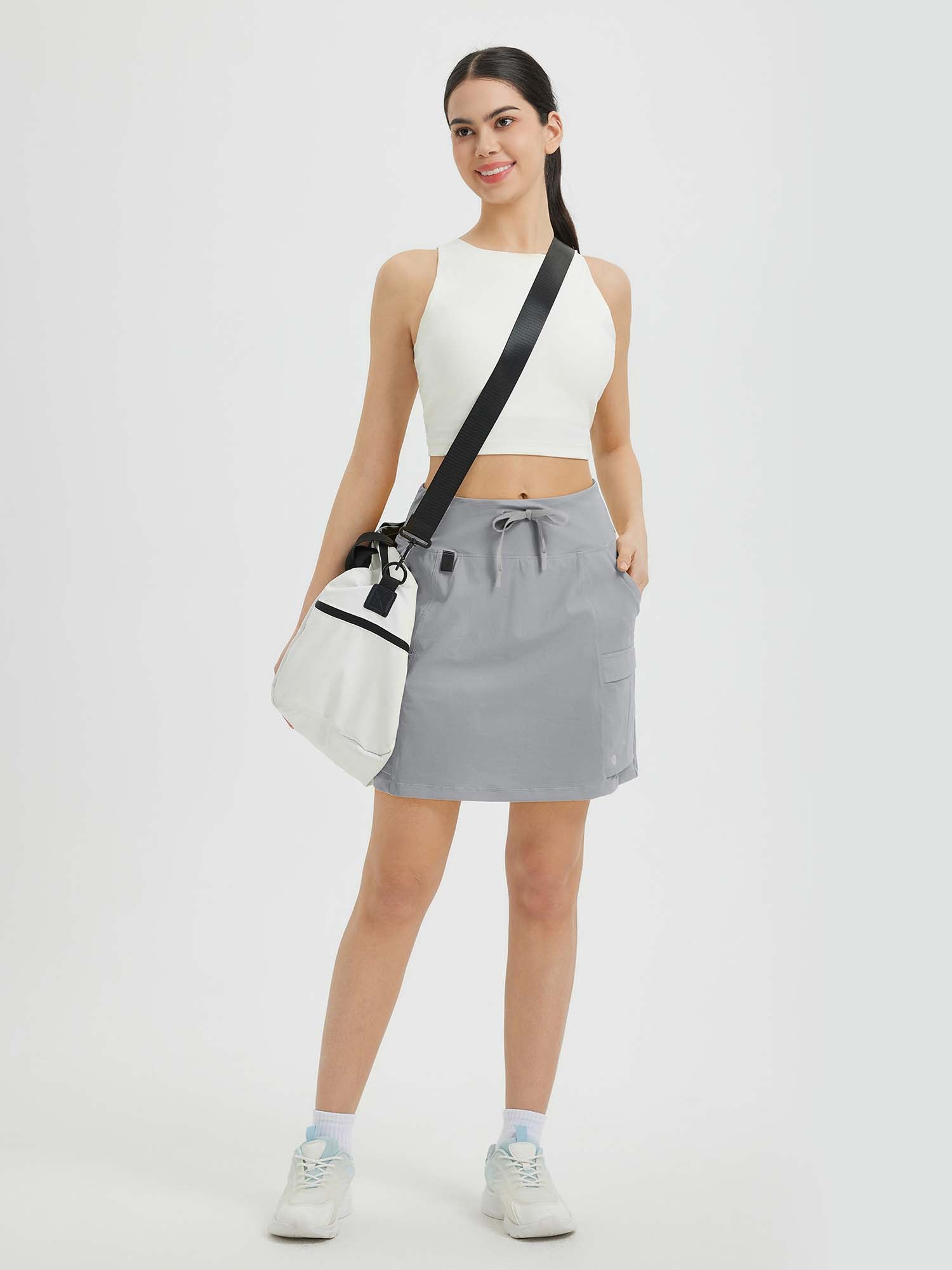 Women's 16' UPF 50+ Quick-Dry Hiking Cargo Skort