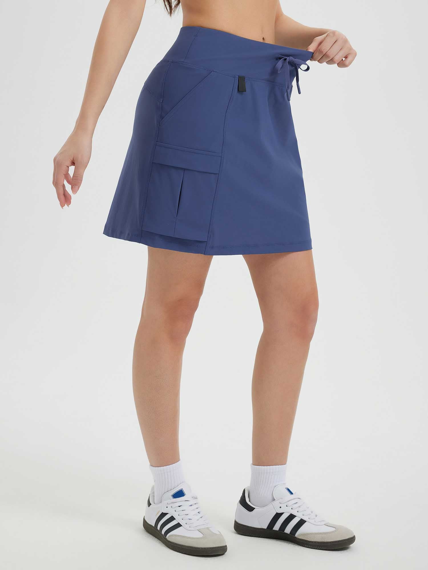 Women's 16' UPF 50+ Quick-Dry Hiking Cargo Skort