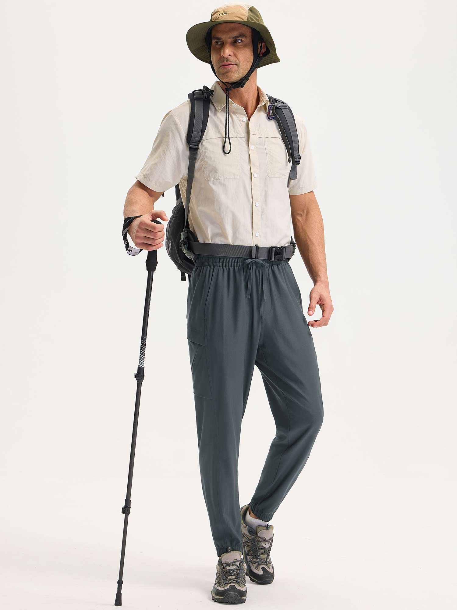 Men's Woven Hiking Joggers