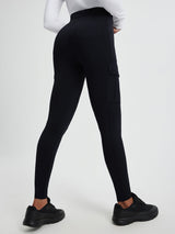 Multi-Pocket Workwear Straight-Leg Knit Fleece Pants