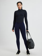 Multi-Pocket Workwear Straight-Leg Knit Fleece Pants