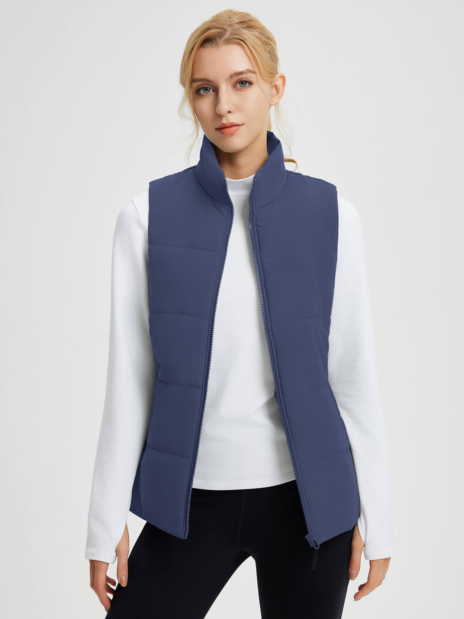 Outdoor Woven DuPont Cotton Wide Quilted Vest