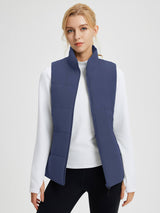 Outdoor Woven DuPont Cotton Wide Quilted Vest