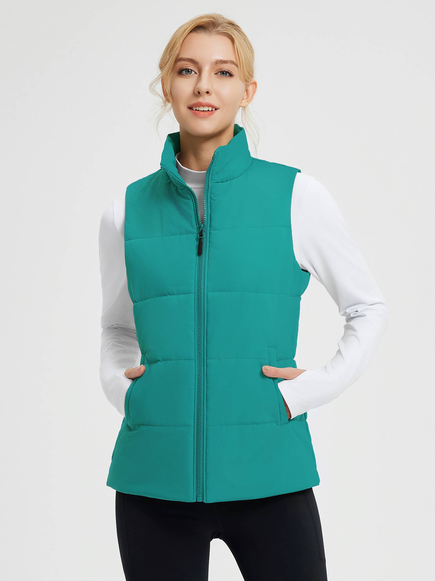Outdoor Woven DuPont Cotton Wide Quilted Vest