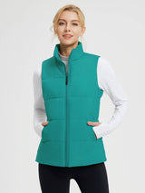 Outdoor Woven DuPont Cotton Wide Quilted Vest