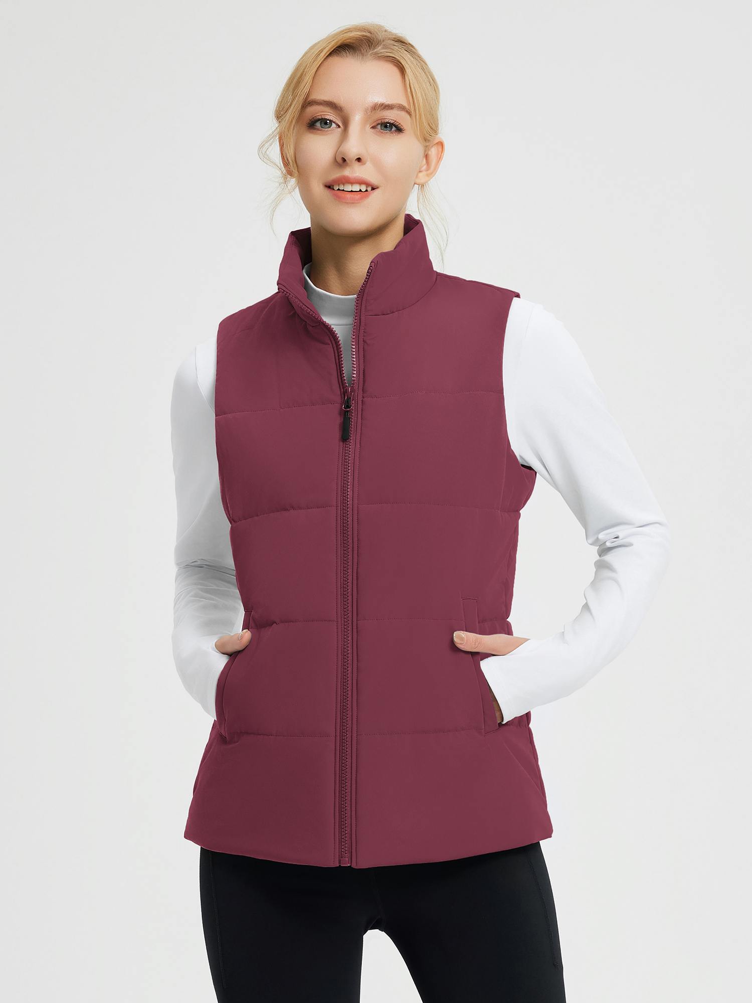 Outdoor Woven DuPont Cotton Wide Quilted Vest