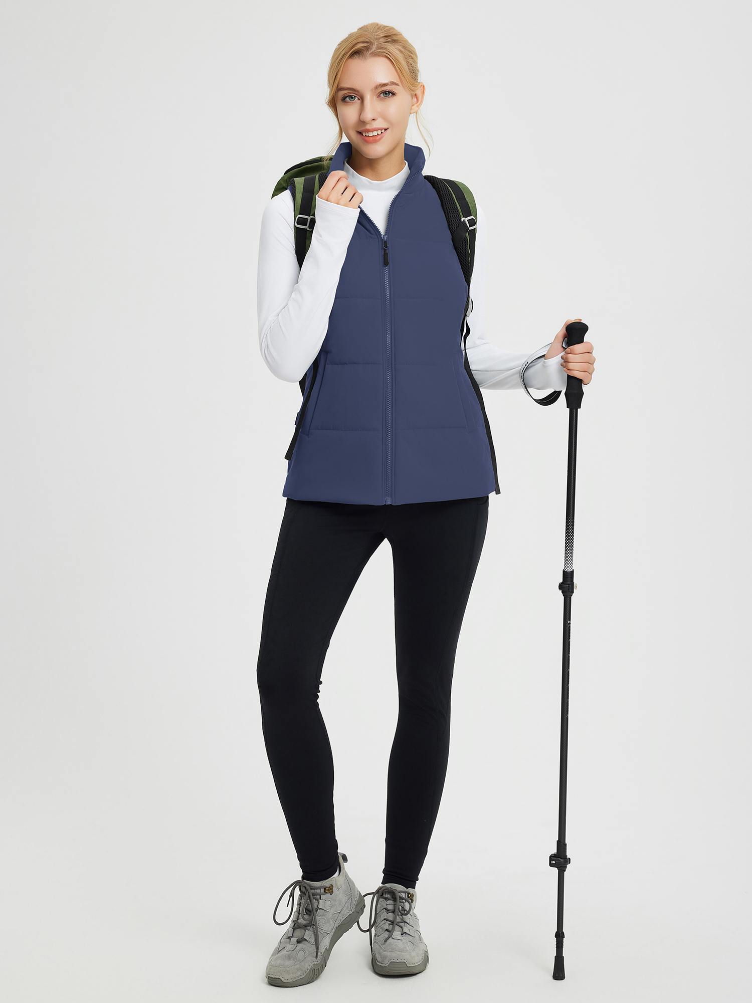 Outdoor Woven DuPont Cotton Wide Quilted Vest