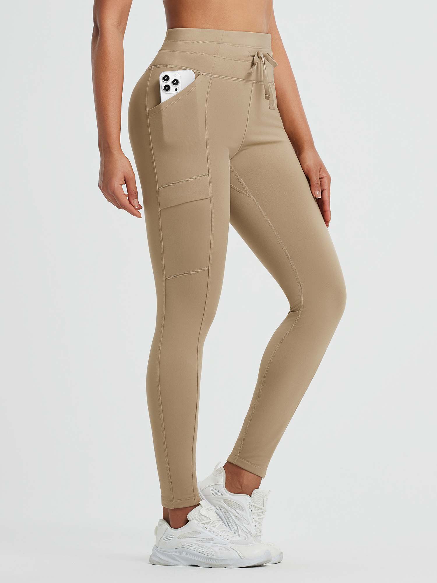Running High-Waisted Fleece Leggings